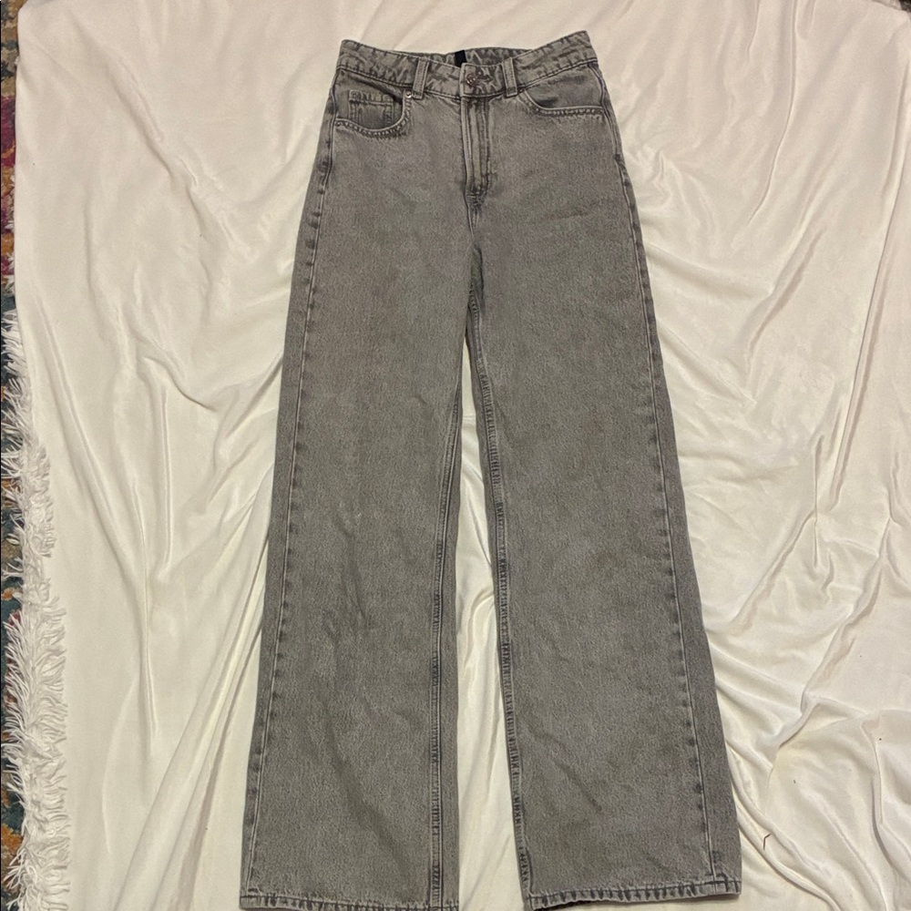 H&M Gray High Rise Women Jeans